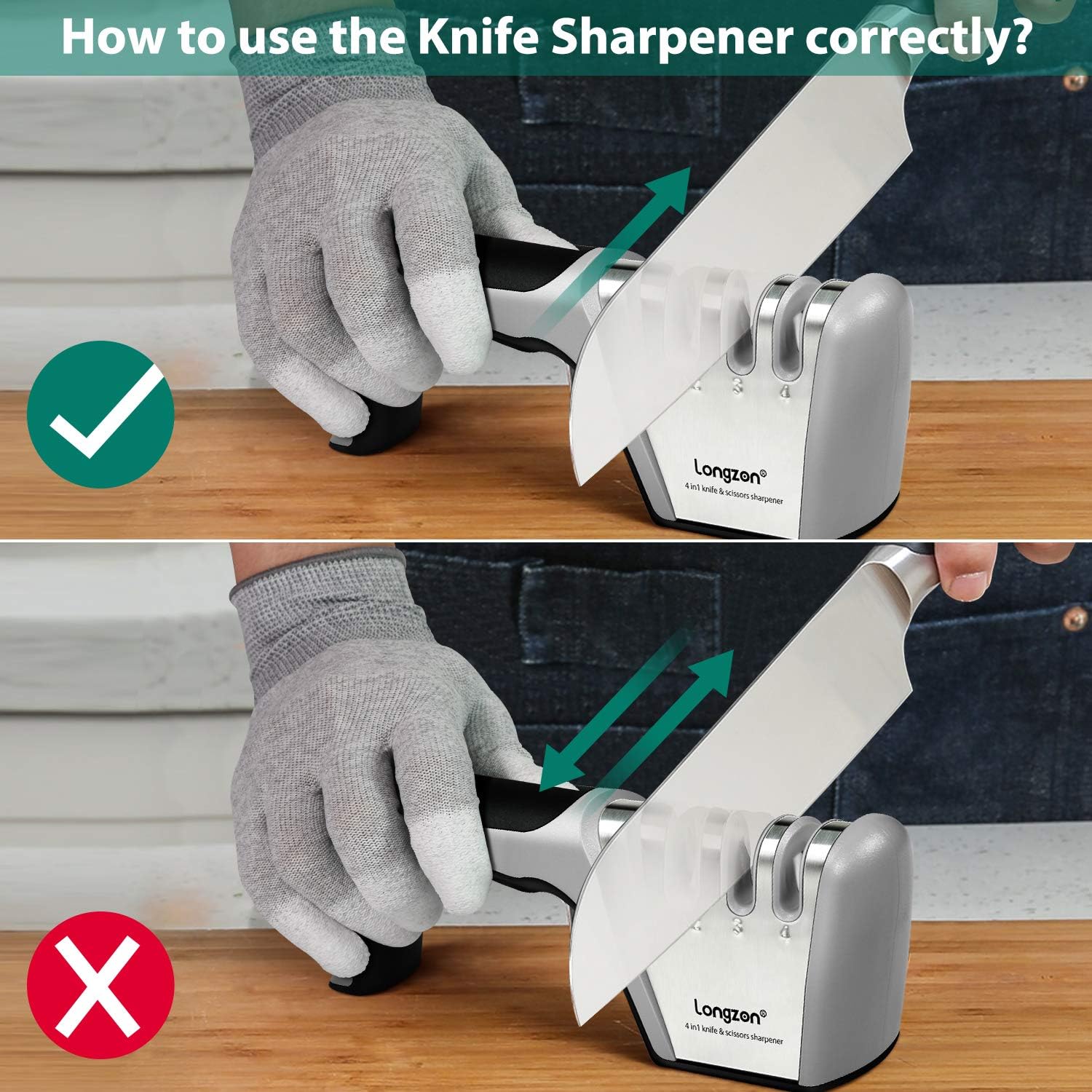 longzon Knife Sharpener - Image 5