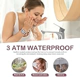 Hearkent Pedometer Watch for Women Non Bluetooth 30M Waterproof Red view 5
