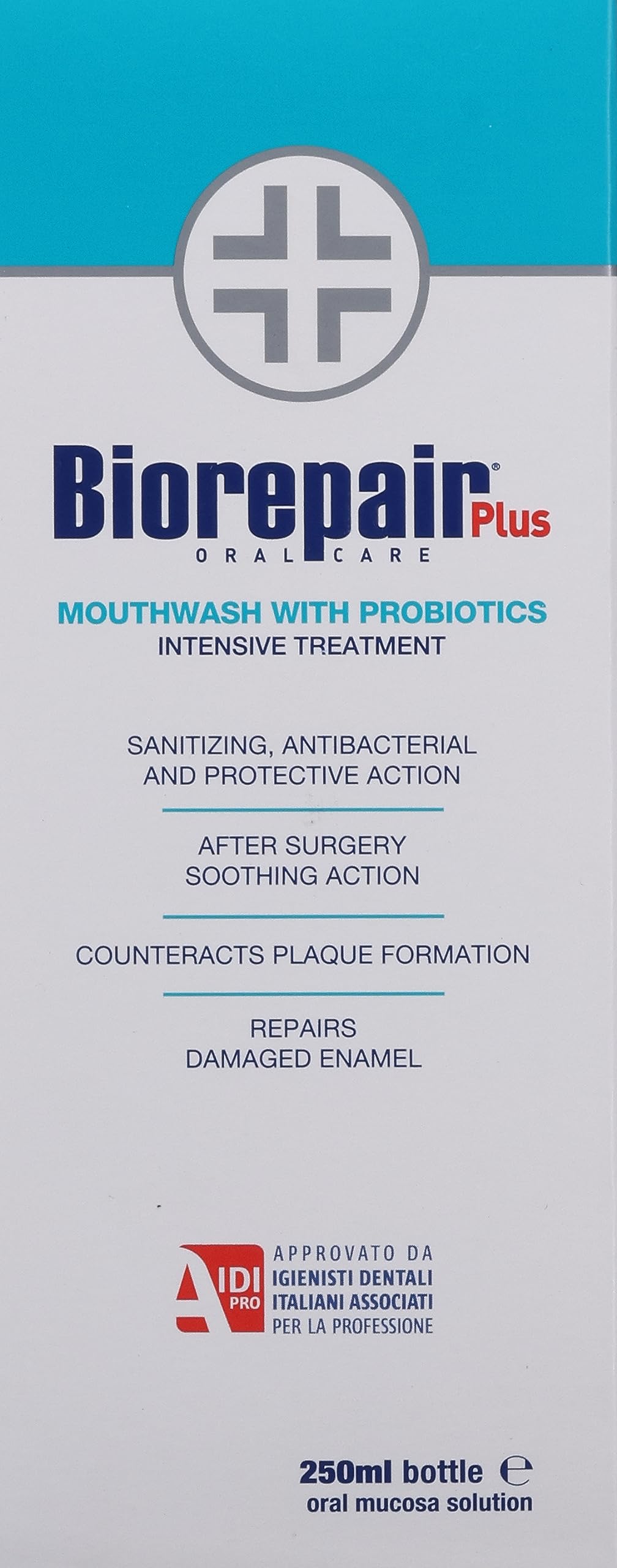 Biorepair Plus Collutorio Antibatterico Trattamento Intensivo, 250ml