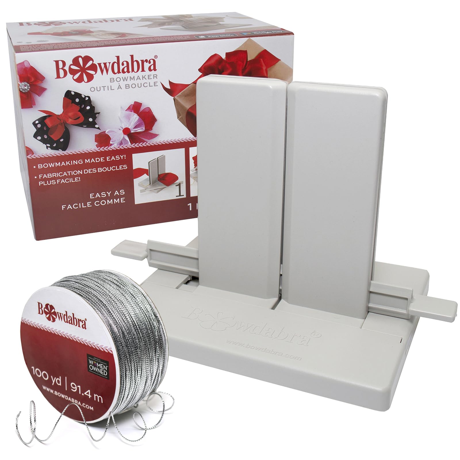 Morex x Bowdabra Combo, Bow & Favor Maker, and 100 yd Silver Wire Image