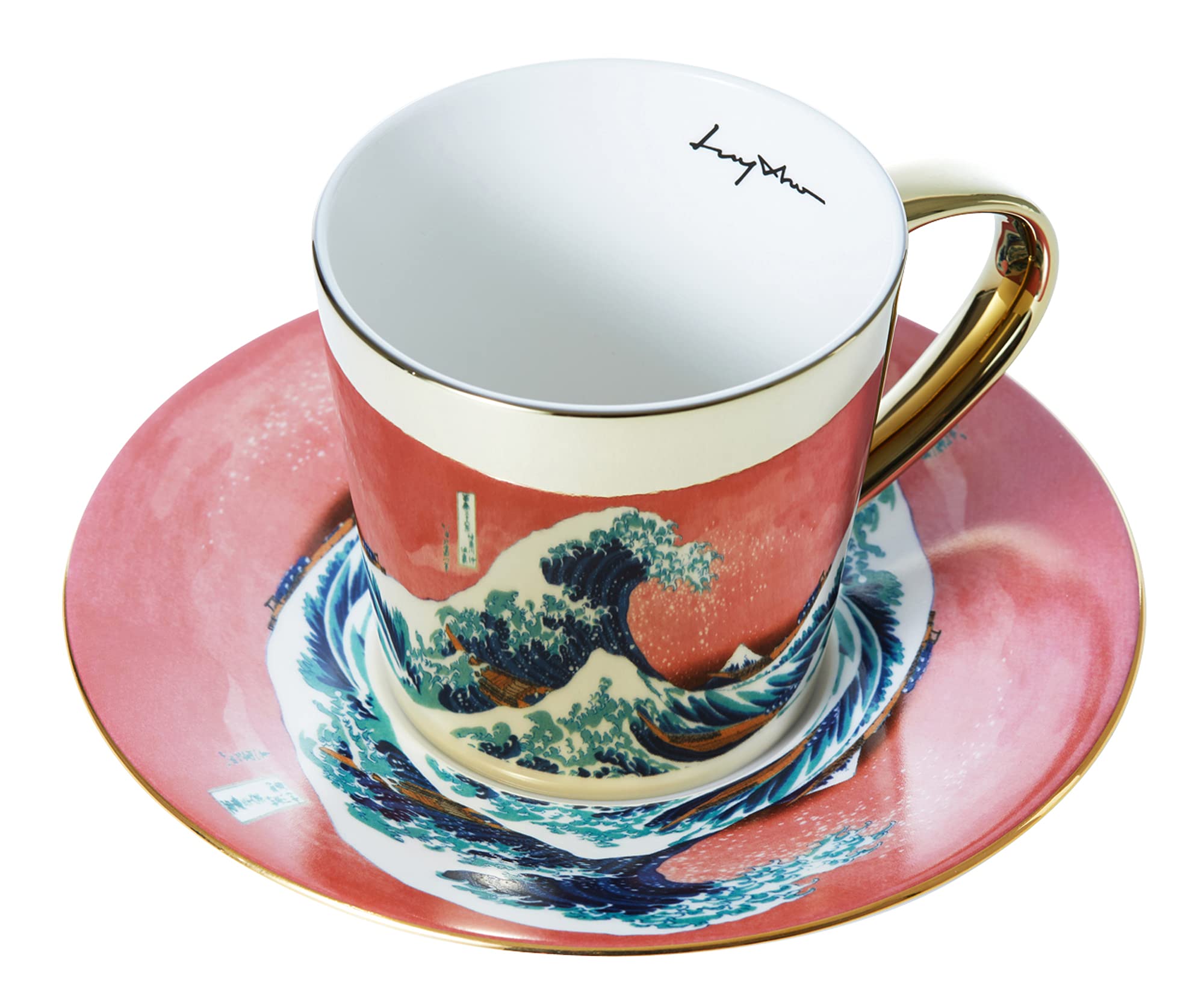 Luycho [UK] Homage Mirror Cup The Great Wave Off Kanagawa_330ml