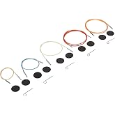 Knitters Pride Interchangeable Color Cord Variety Pack - All 5 Sizes, 16, 20, 24, 32, 40