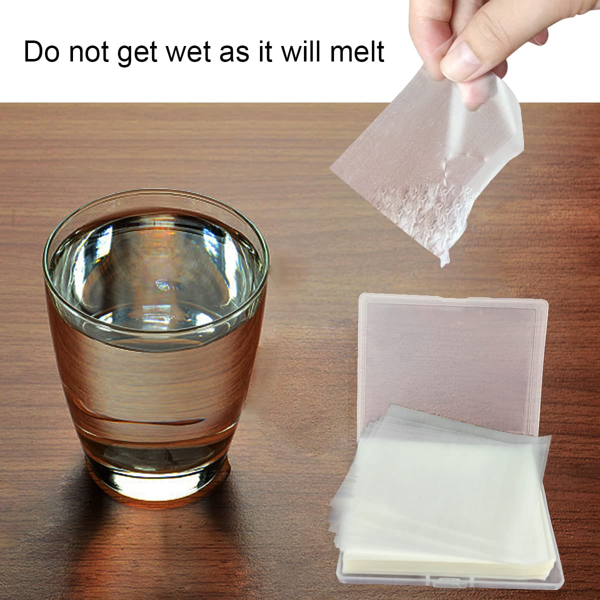 1000 Pieces Glutinous Rice Paper Edible Rice Paper Wafer Papers Edible Candy Wrappers 2.36x3.15 inch