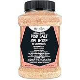 Herbion Naturals Himalayan Pink Salt - Fine Grain - 5 lb. (2.2 Kg) Unbreakable Jar - Kosher Certified - GMO-Free - Vegan - Su