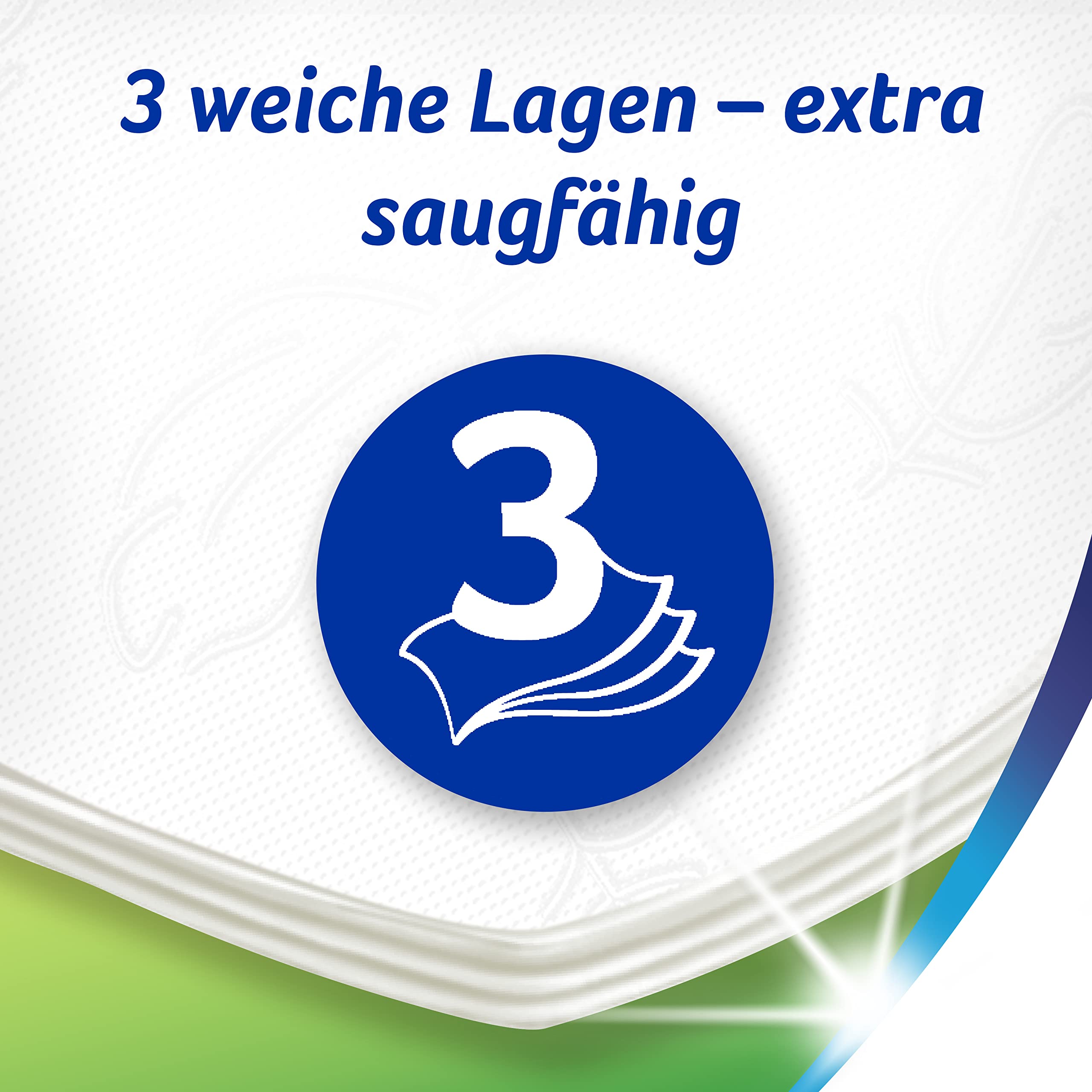 Zewa bewährt - 48 Rollen - Das erste Toilettenpapier mit Strohanteil - 3lagig 4