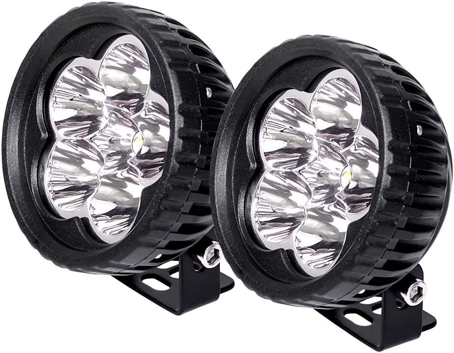 JieHe 2x White DC 3" 18W Led Light Bar LED Daytime Running Light DRL Led Work Light with 1800LMS for Trucks ATV Tractor/Cars 12V 36V off Road Lights Bar (18W) [Energy Class A++]