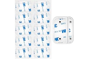 YINORD Sensors Adhesive Replacement Tape for Ring Alarm Contact & Magnets (2nd Gen), Pre-Cut, Pack of 10 Sensor Strips & 10 Magnet Strips, No Cutting Needed, Strong Hold, Residue-Free Remova