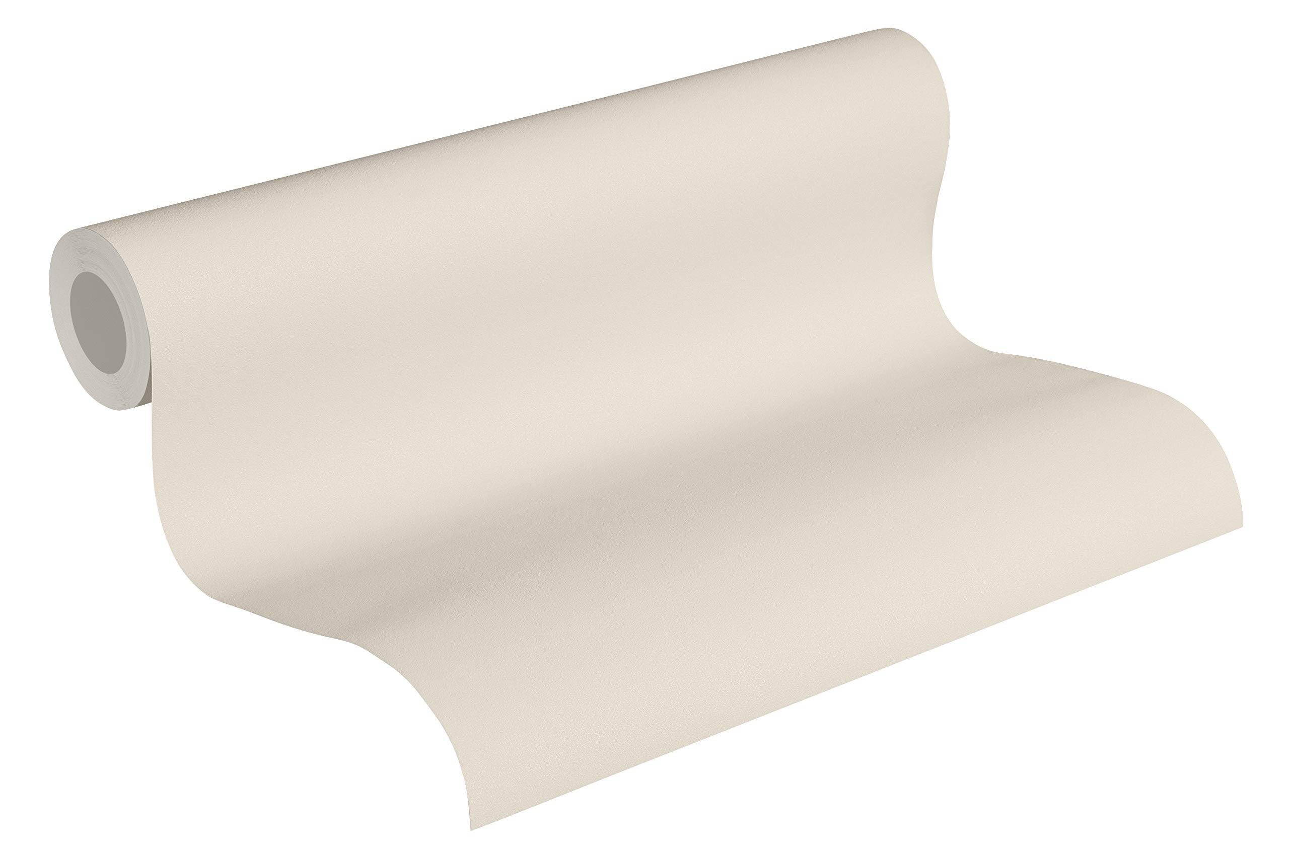 Livingwalls Plain Wallpaper Metropolitan Stories Non-Woven Lizzy - London 10.05 m x 0.53 m Beige Made in Germany 368992 36899-2