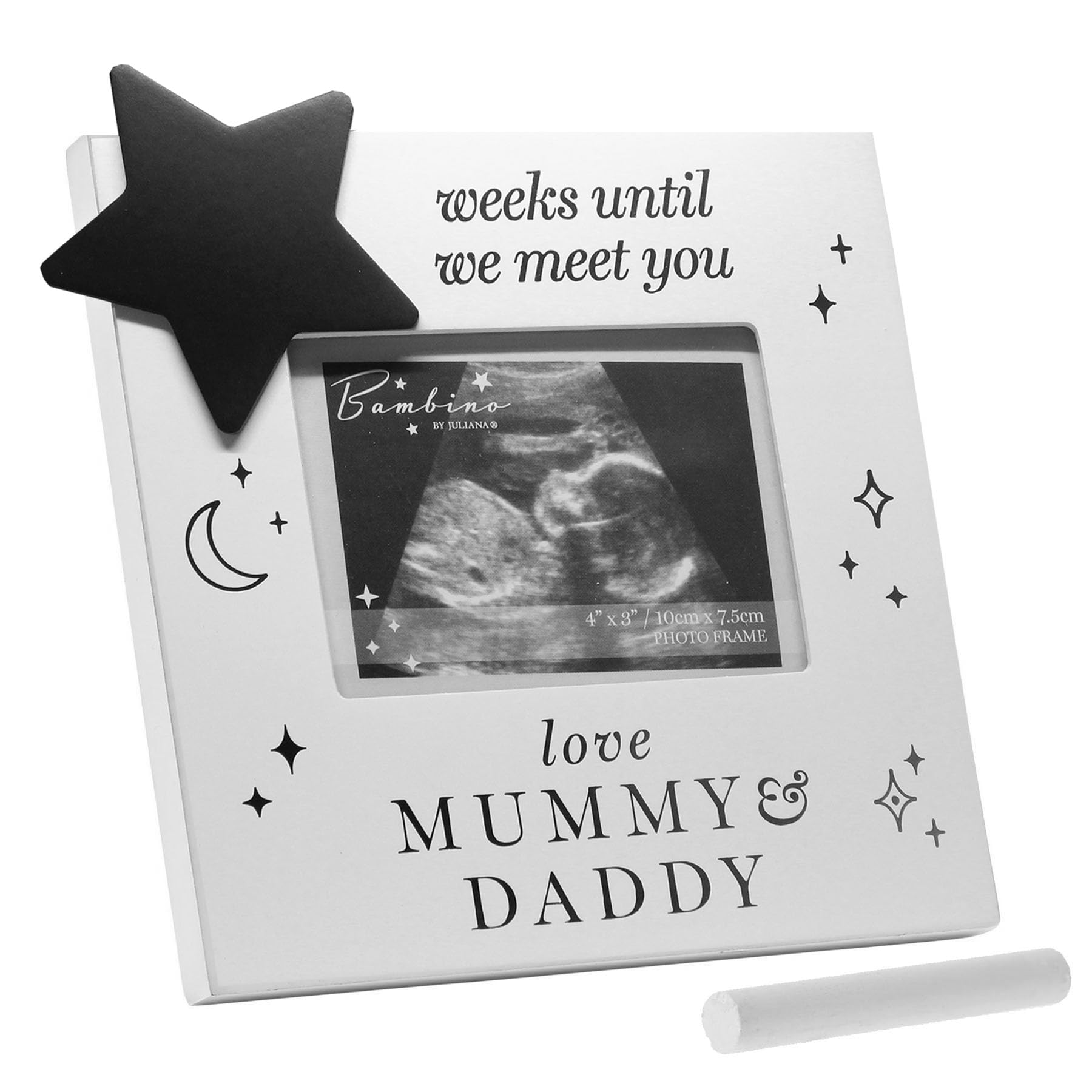 Weeks until we meet you Love Mummy and Daddy Baby's Scan Photo Frame 1392