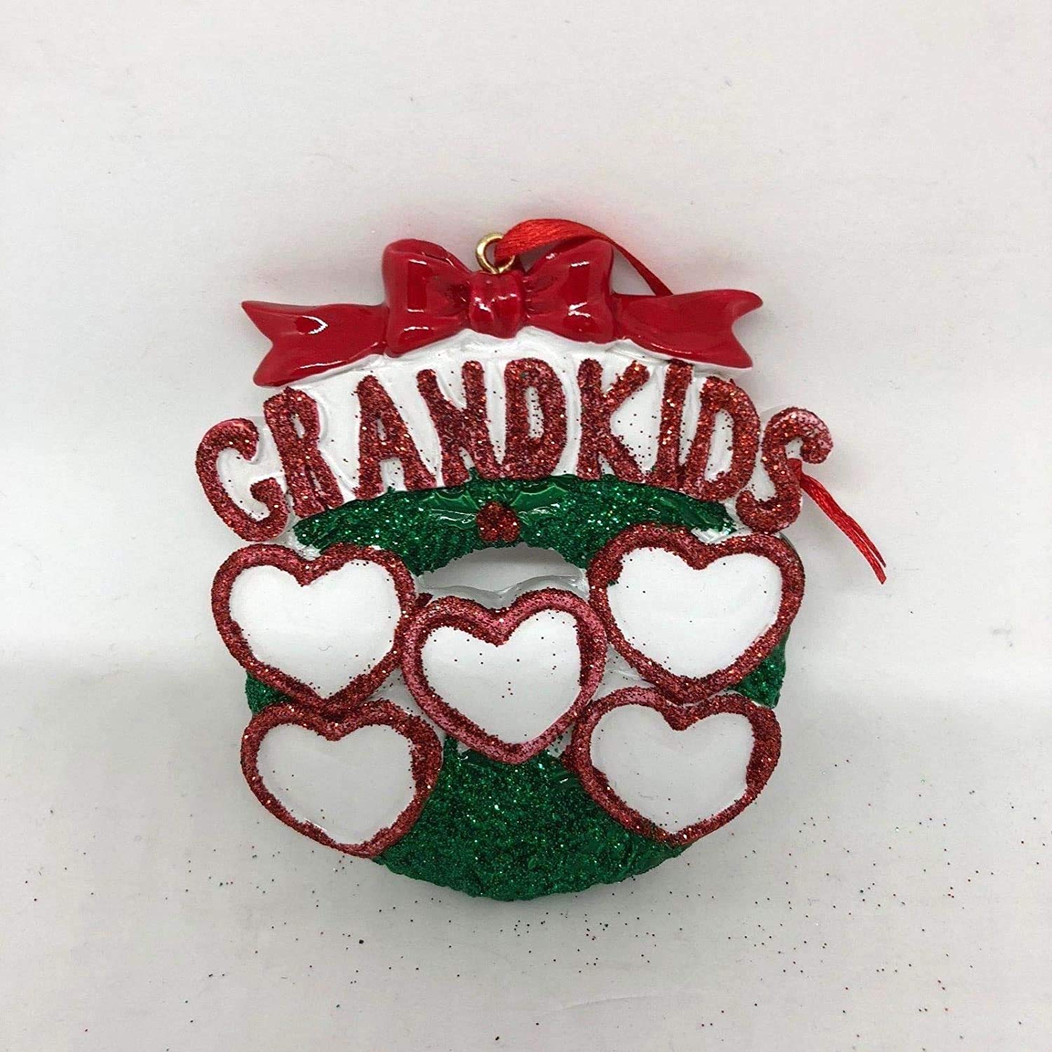 Personalise Your Own Resin Christmas Tree Hanging Decorations - Grand kids 5