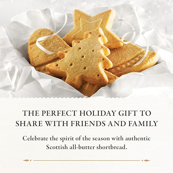 WALKER’S ASSORTED SHORTBREAD COOKIES IN FESTIVE SHAPES – REINDEER SHORTBREAD COOKIE TIN (8.8 OZ) – INCLUDES CHRISTMAS TREE, BELL, STAR AND SANTA CLAUS SHAPED CHRISTMAS COOKIES IN TIN​