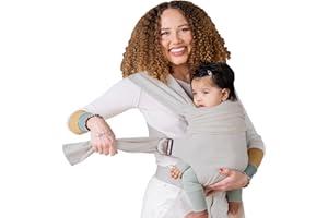 Lalabu The Simple Wrap Baby Wraps Carrier - Stylish Baby Sling Carrier for Newborns & Toddlers 13-28 lbs. Safety Tested, Easy-to-Use, Ergonomic, & Comfortable - Fog