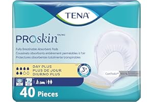 Tena Day Plus 2 Piece Incontinence Pads, 40 Count