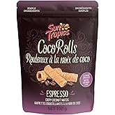 SUN TROPICS INC. Coco Rolls Espresso, 100 Grams
