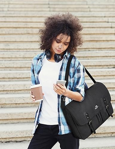 MATEIN 17 Inch Messenger Bags for Men, Large Laptop Briefcase