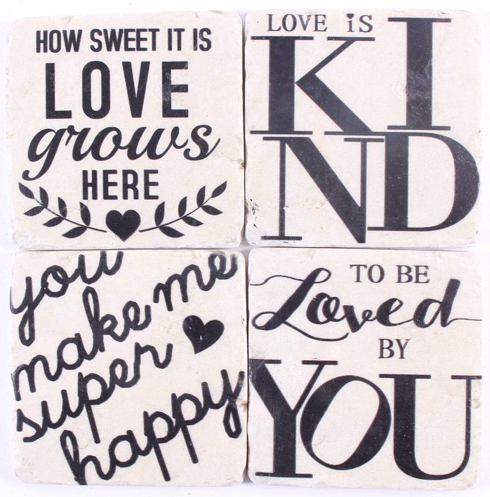 Lafinesse Em6065 Stone Coasters for hot or cold-Em6065, Stoneware