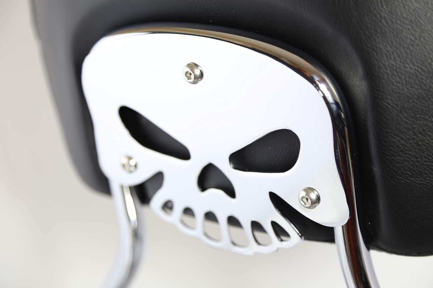 Sissy Bar Skull) (Chrome Touring Davidson Harley for SkullShaped with