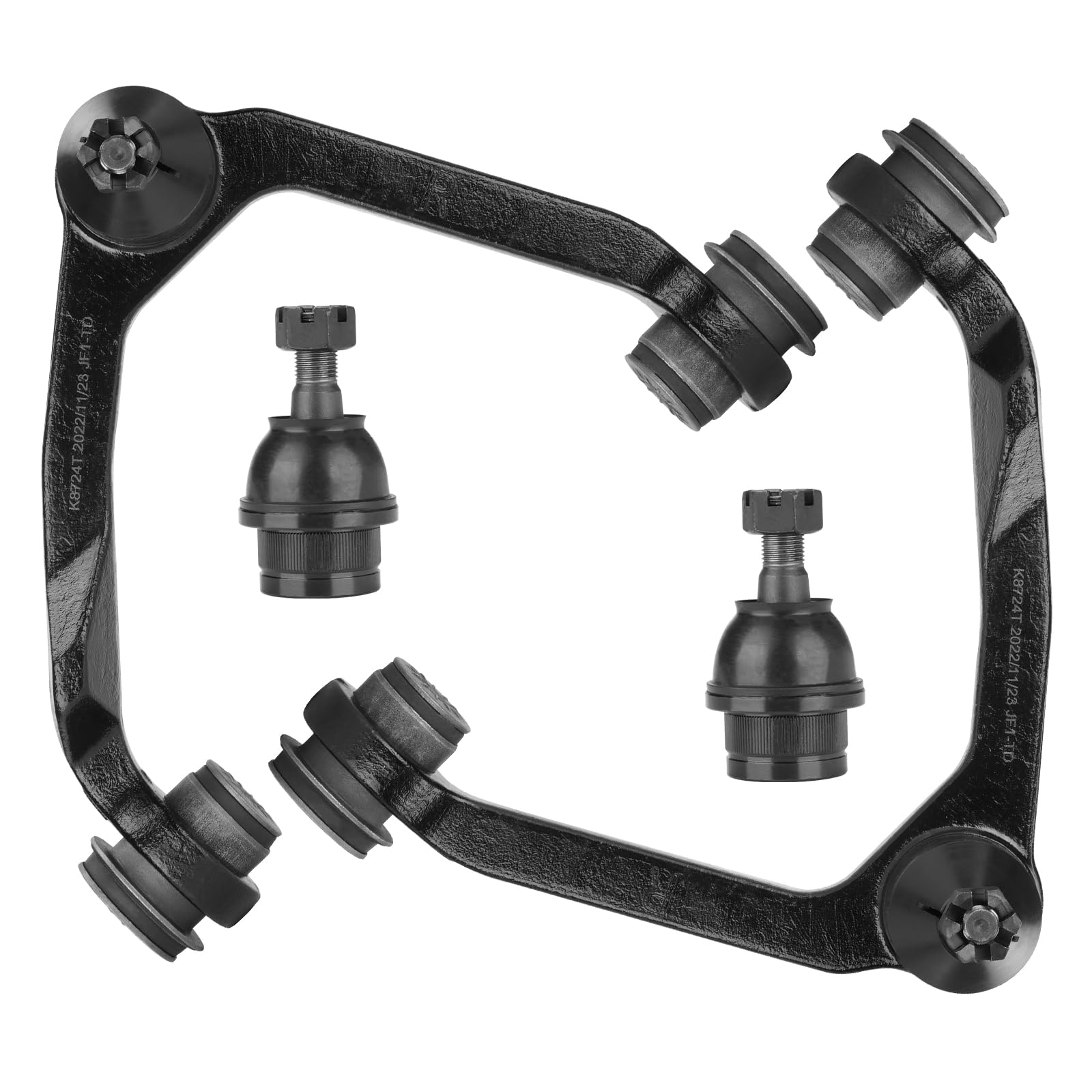 Photo 1 of 4pc Front Upper Control Arms Suspension Kit Fit for (4WD) Ford Expedition 1997-2002 F-150 1997-2003 F-250 1997 1998 1999 Lincoln Navigator 1998-2002 with Lower Ball Joints