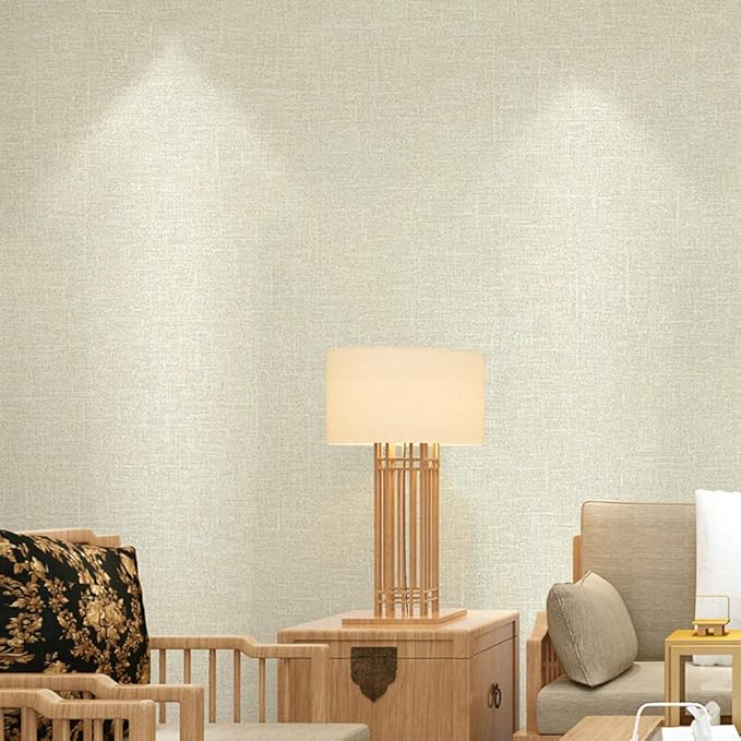 Papel pintado de estilo moderno minimalista, color sólido, no tejido