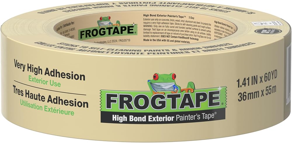 Frog Tape High Bond Exterior Painter's Tape 36mm x 55m High Adhesion