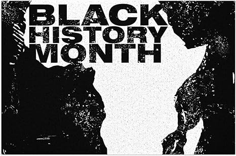 Amazon 室内 屋外用 天然コイア繊維 春 夏 ドアマット 40x60cm テキスト黒人の歴史を持つアフリカ大陸の抽象的なイラスト インチ 高耐久 ペットと犬用ドアマット 屋内屋外 防水 お手入れ簡単 新年の装飾 ラグ カーペット オンライン通販