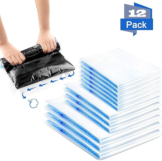 Bolsas De Almacenamiento Al Vacío Con Bomba 80x60cm X 6pcs | Cuotas Sin