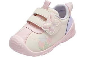 Balabala Toddler Girl Sneakers Walking Shoes Toddler Boy Sneakers Baby Sneakers Running Shoes Lightweight Slip on Sneakers