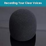 YOUSHARES Blue Yeti Pop Filter Foam Microphone Cover for Blue Yeti Pro Mic view 7