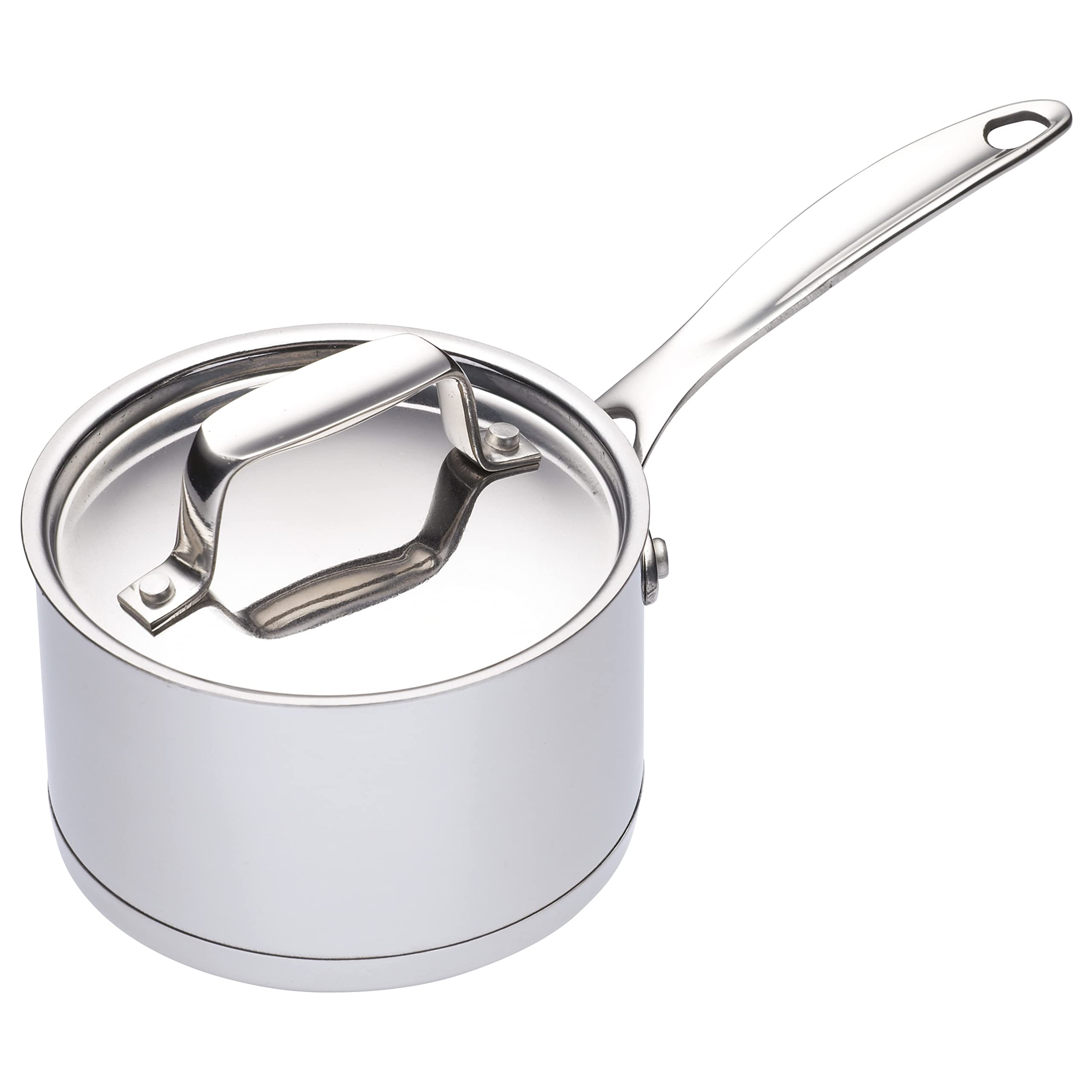 MasterClass Induction-Safe Stainless Steel Mini Saucepan, 8.5 cm (3.5"), Silver