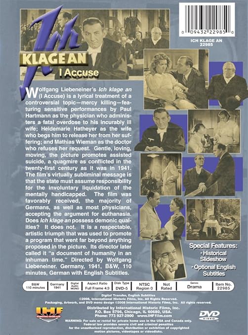 ich klage an 1941 subtitles