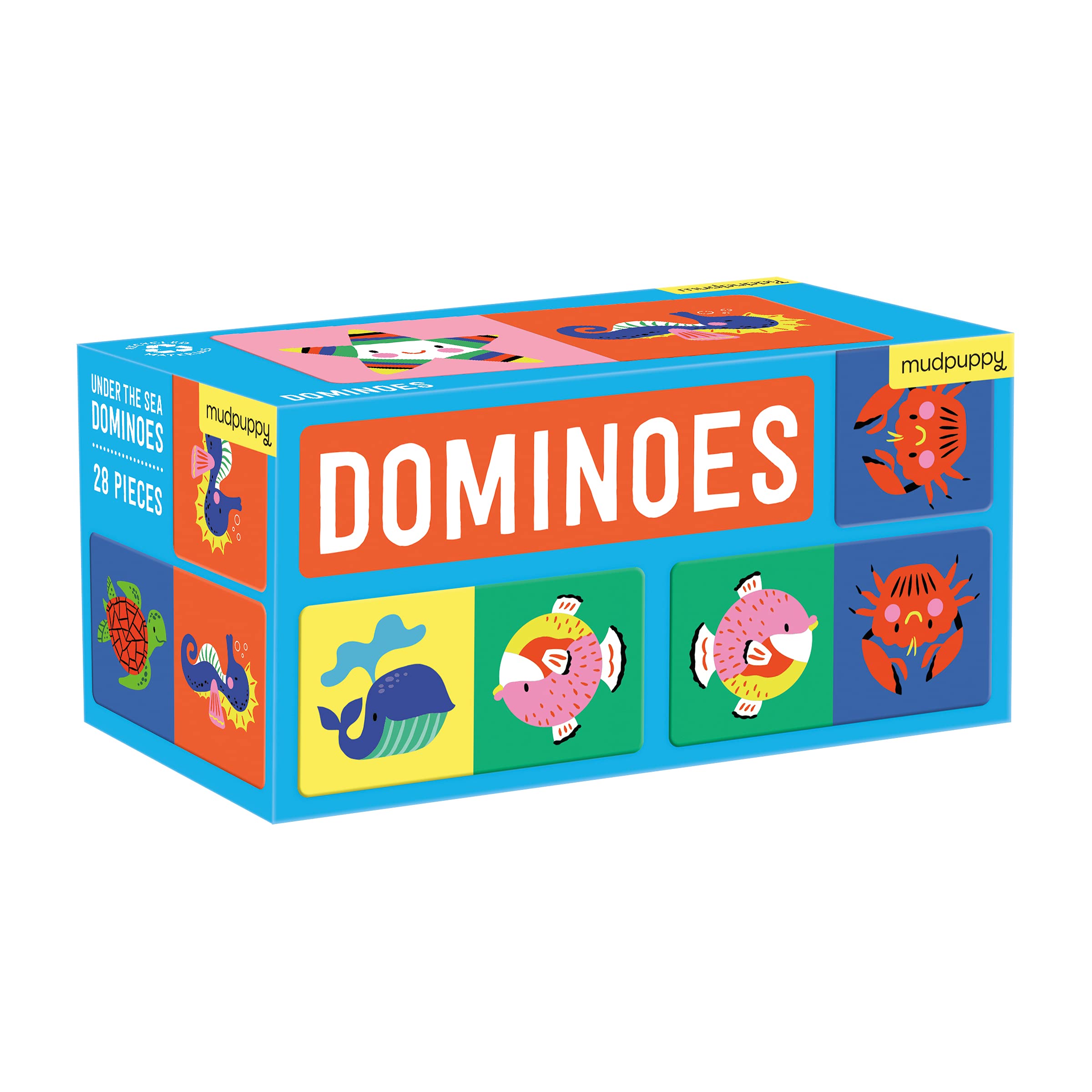Mudpuppy Under The Sea Dominoes from, Features 28