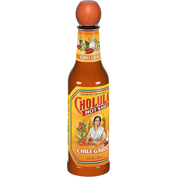 CHOLULA HOT SAUCE, CHILI GARLIC, 5 OUNCE