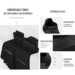 OrrinSports Toe Socks for Men Women Cool-max