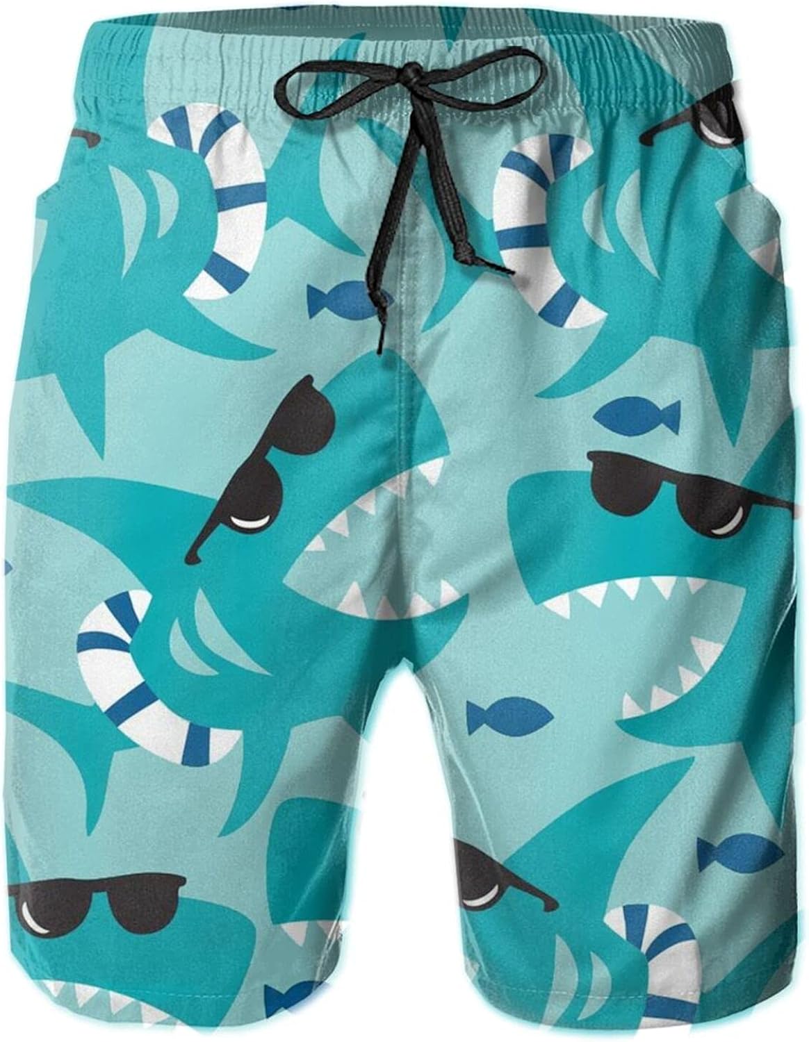Shark Holiday Mens Quick Dry Swim Shorts Swim Trunks Mens Bathing Suits