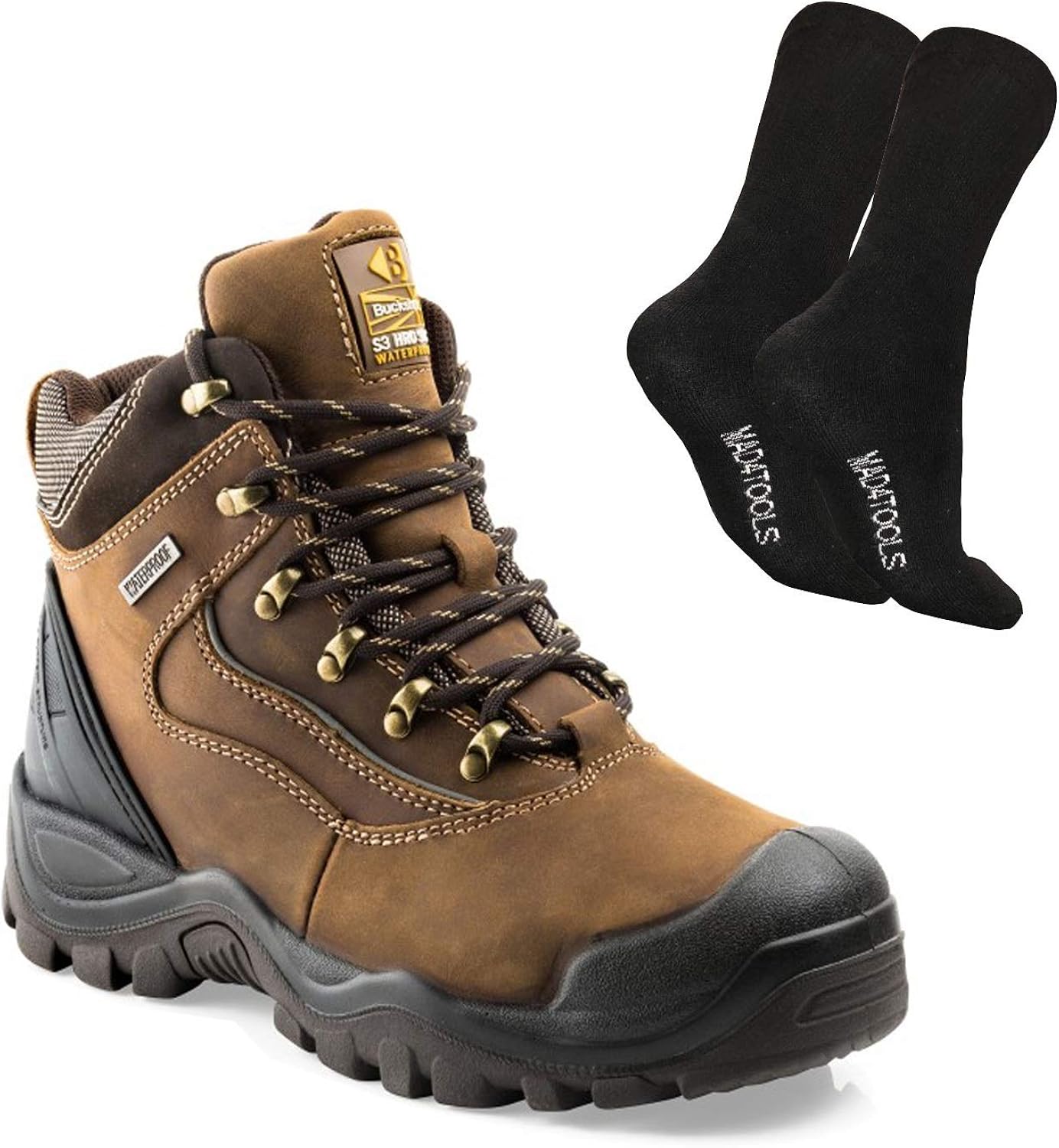 Buckler BSH002 Safety Boots and Work Socks Amazon.co.uk Shoes & Bags