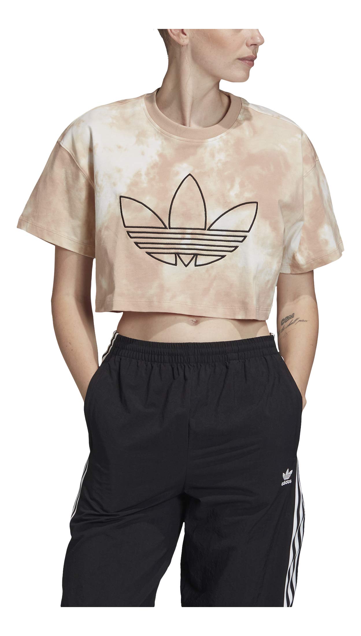 adidas t shirt cropped