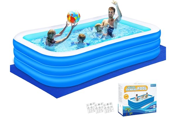 Nattork Inflatable Swimming Pool Full-Sized Thickened