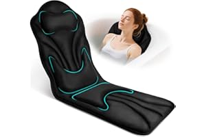 Atsuwell Full Body Bath Pillow for Bathtub, Ergonomic Bathtub Cushion for Neck, Waist, Hip Support, Luxury 3D Mesh Shower Pillow with Non-Slip Suction Cups & Dual Hooks, Pressure Relief, 51'' x17''