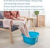 Anxicer Large Foot Bath Spa Bowl Plastic Pedicure Tub Pink Soak Toe Nails view 2