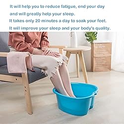 Foot Soaking Bath Basin, Large Plastic Foot Soaking