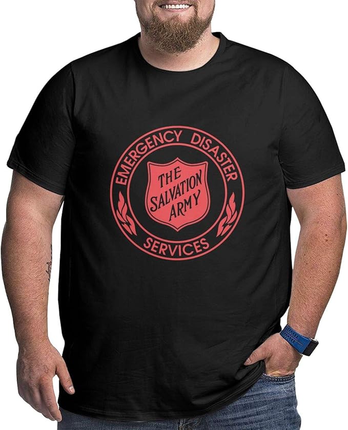 The Salvation Army Man Big Size T Shirt Classic Plus Size T