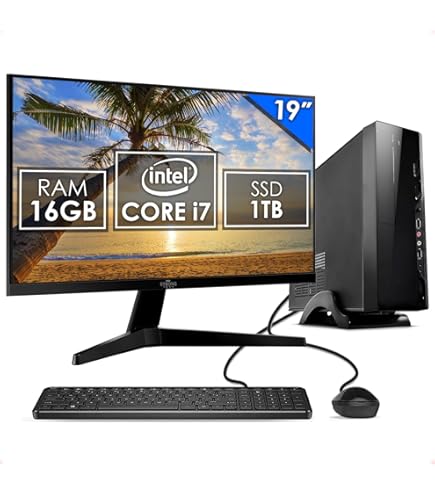 Computador Completo Intel Core i7 6ª Geração 16GB DDR4 SSD 512GB