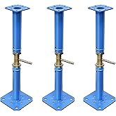Jack Posts Crawlspace for Leveling Permanent - 16.5-30in House Floor Jacks | M27 Thread, 10000lb Load Capacity for Attic &amp; Roof Beam, Crawl Space Support Post licensed foundation repair contractor