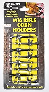Gibson M16 Stainelss Steel Corn Holders - 4 Sets Included (NEW)