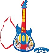 Lexibook Paw Patrol Light-Up Electronic Guitar with Microphone Glasses view 2