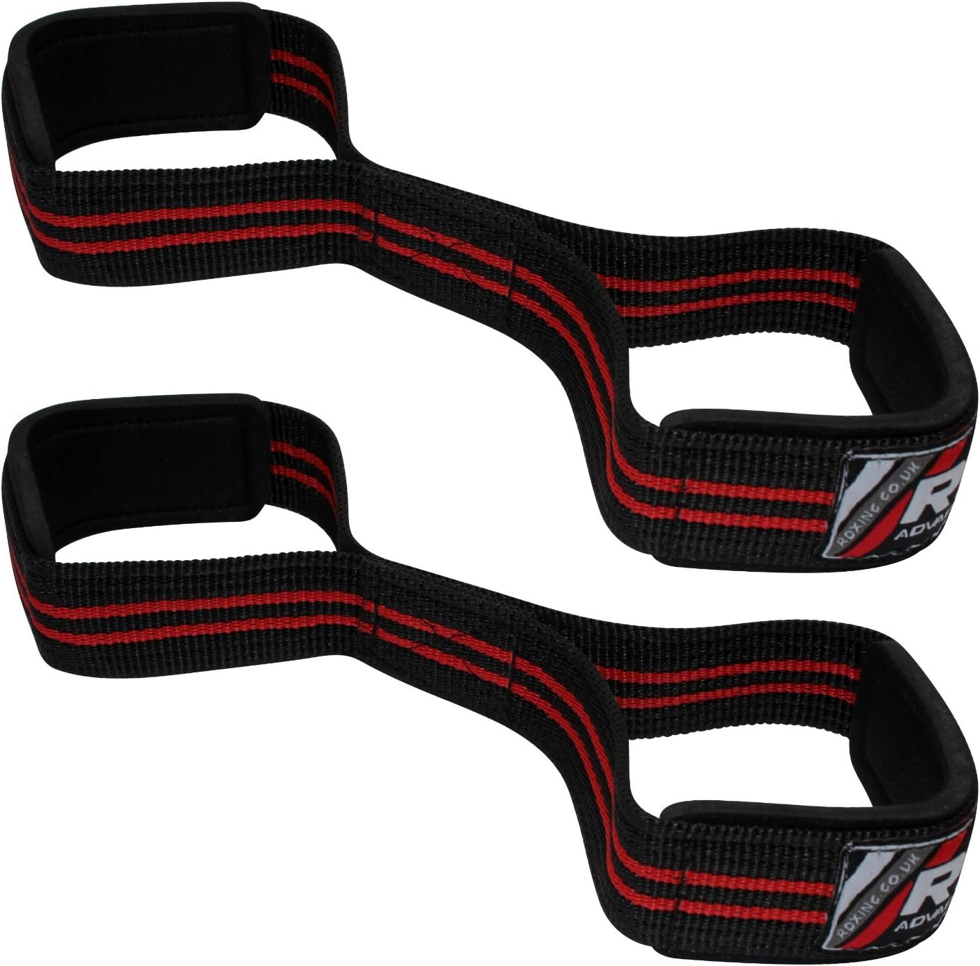 RDX Weight Lifting Straps Figure 8 with Padded Wrist Support Great for Bodybuilding, Strength