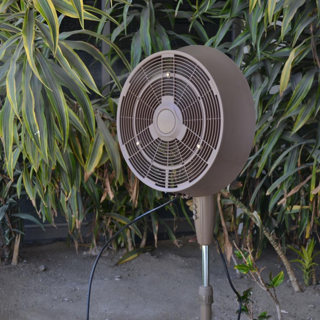 NewAir AF520 18Inch Oscillating Outdoor Misting Fan