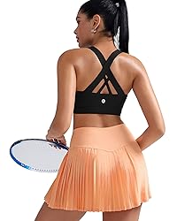 RUNNING GIRL Sports Bra for Women, Criss-Cross Back