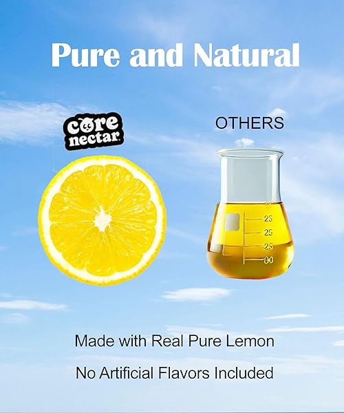ZERO SUGAR, ELECTROLYTE MIX – LEMONADE HYDRATION PACKETS – 100% SUGAR FREE, NATURAL SWEETENED, DIABETIC, KETO & FASTING FRIENDLY – MADE WITH REAL FRUIT JUICE