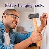 XIAO MO GU 162Pcs Heavy Duty Picture Hooks Kit for Hard Walls Gold view 6